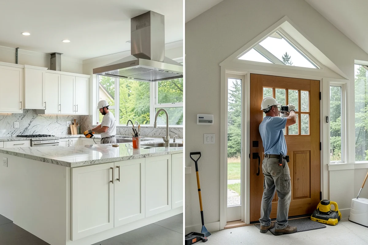 Wall Framing in Clyde Hill, King County, WA - Review stamped plans and confirm wall layout with you on site