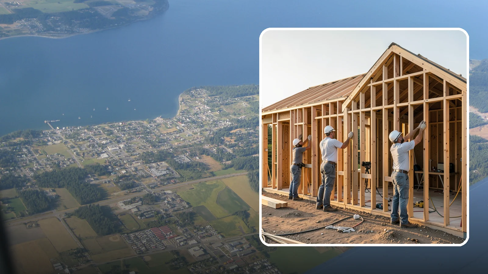 Wall Framing in Coupeville, Island County, WA - We build straight, plumb, code-compliant wall systems that give your Western Washington home its shape and load path.