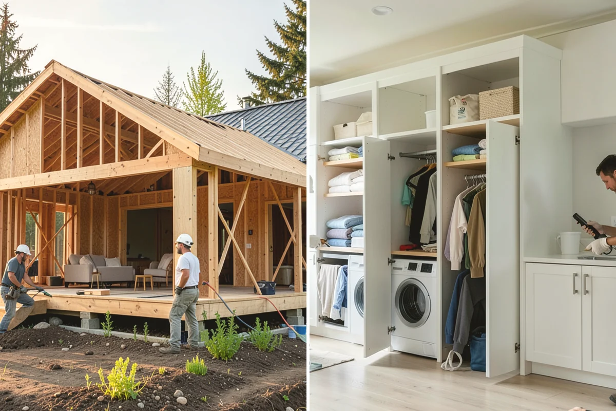 Wall Framing in Duvall, King County, WA - Review stamped plans and confirm wall layout with you on site