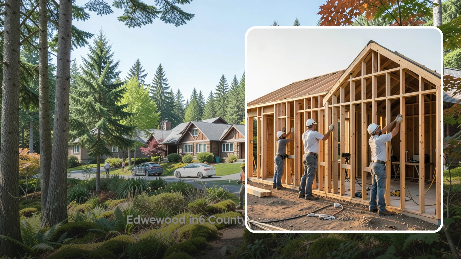 Wall Framing in Edgewood, Pierce County, WA - We build straight, plumb, code-compliant wall systems that give your Western Washington home its shape and load path.
