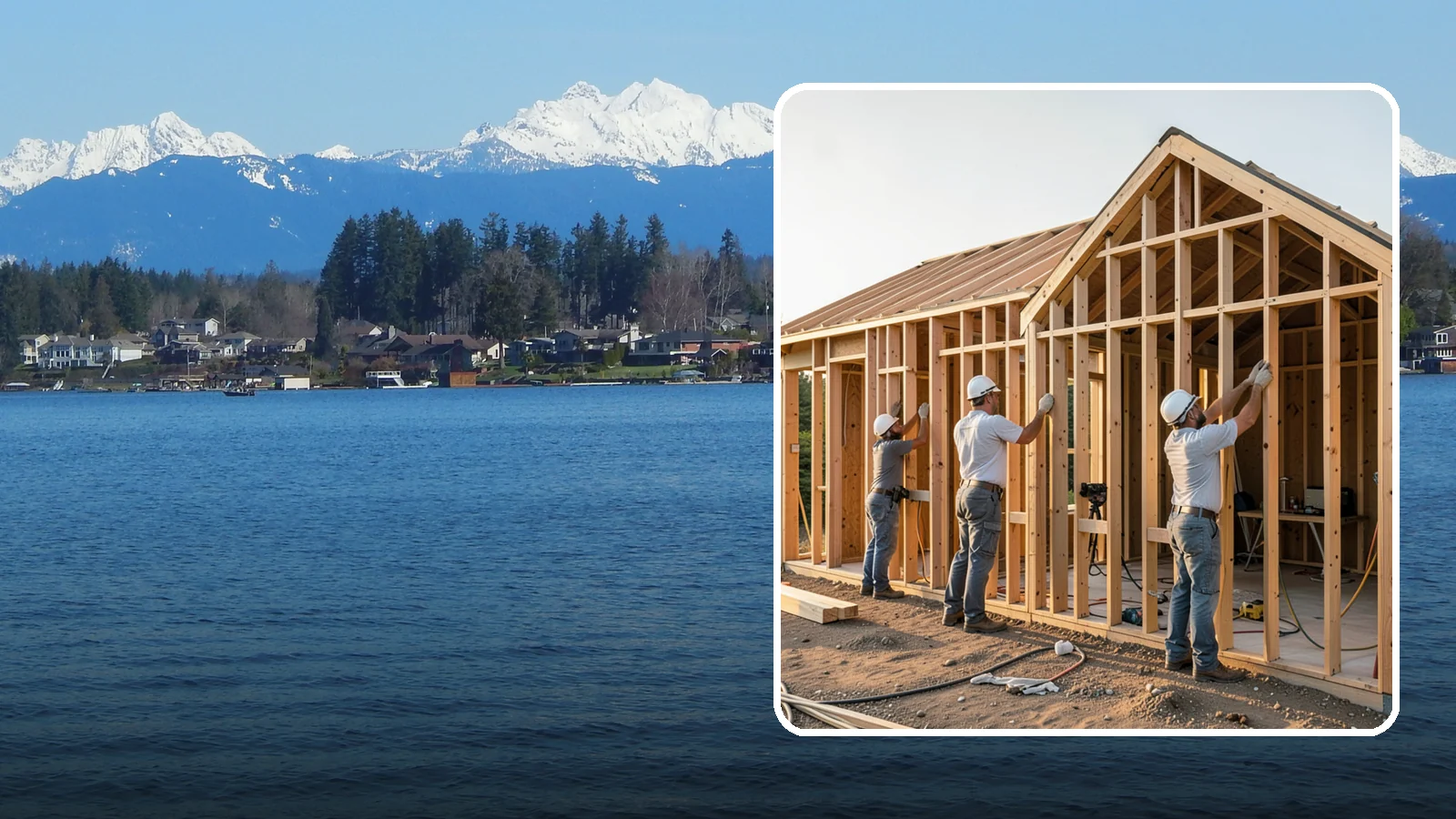 Wall Framing in Lake Stevens, Snohomish County, WA - We build straight, plumb, code-compliant wall systems that give your Western Washington home its shape and load path.