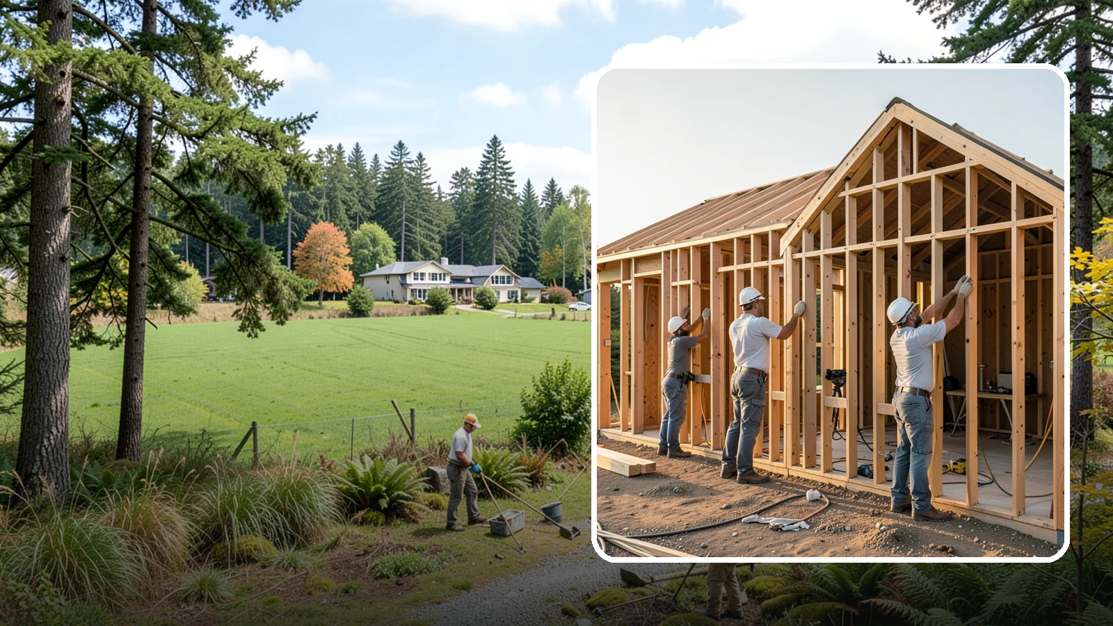 Wall Framing in Lyman, Skagit County, WA - We build straight, plumb, code-compliant wall systems that give your Western Washington home its shape and load path.