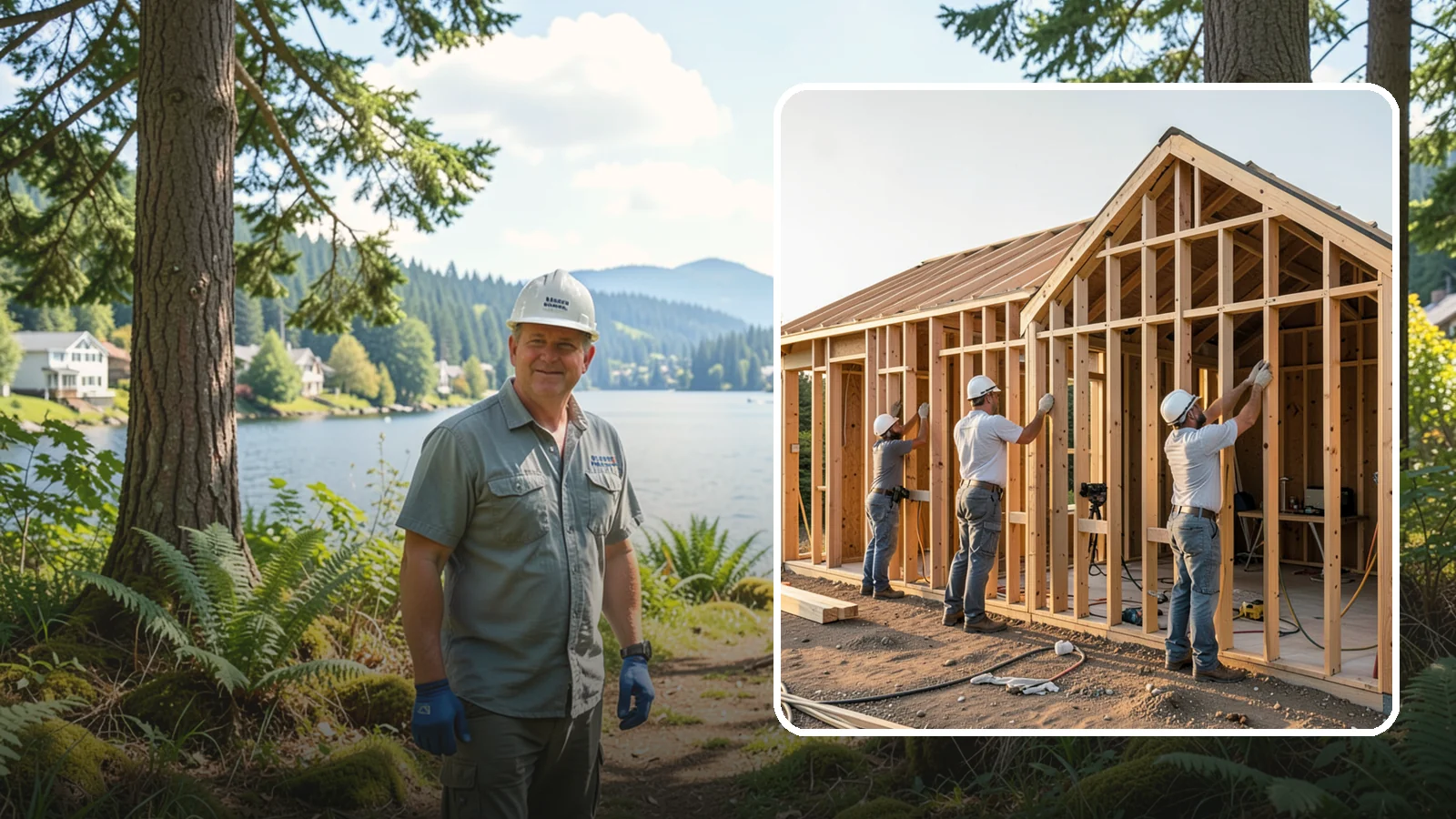 Wall Framing in Milton, King County, WA - We build straight, plumb, code-compliant wall systems that give your Western Washington home its shape and load path.