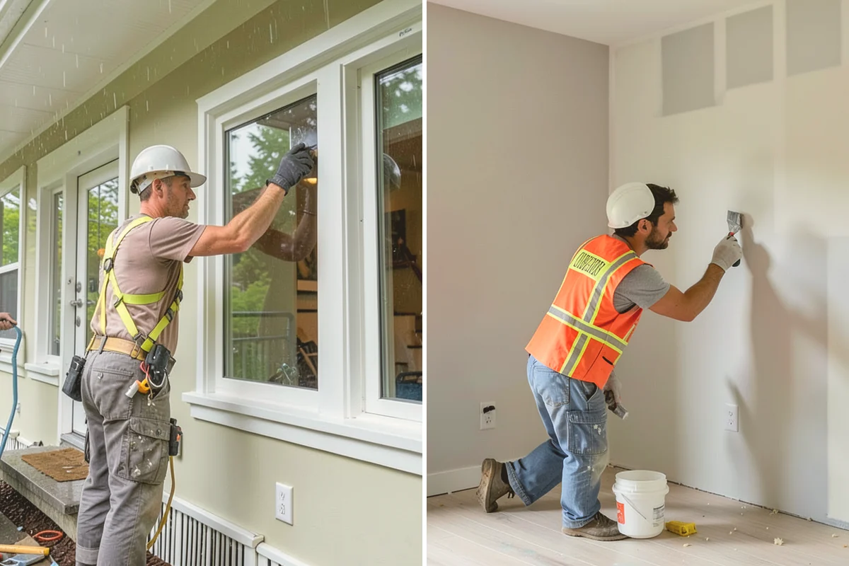 Wall Framing in Milton, King County, WA - Review stamped plans and confirm wall layout with you on site