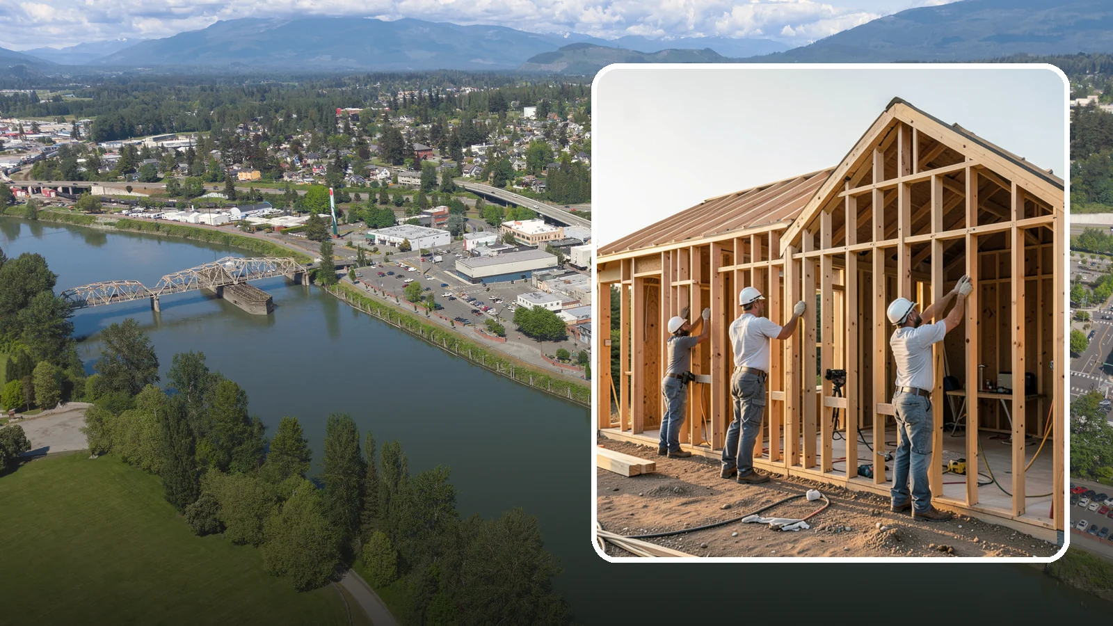 Wall Framing in Mount Vernon, Skagit County, WA - We build straight, plumb, code-compliant wall systems that give your Western Washington home its shape and load path.