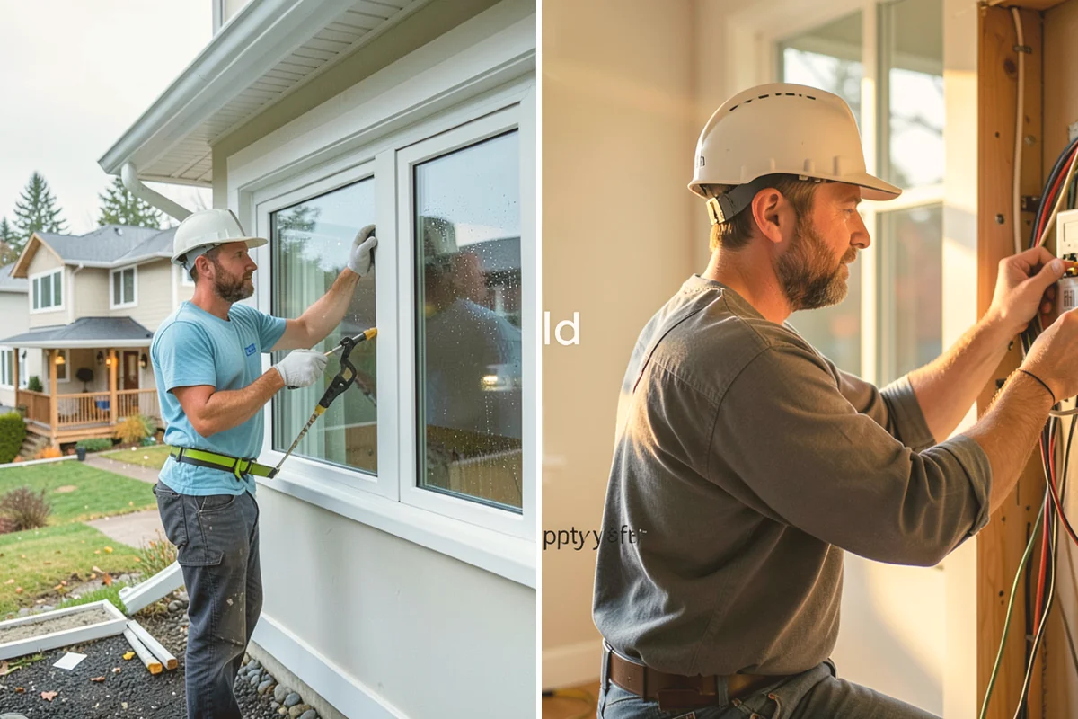 Wall Framing in Newcastle, King County, WA - Review stamped plans and confirm wall layout with you on site