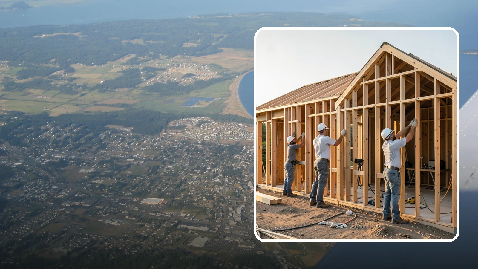 Wall Framing in Oak Harbor, Island County, WA - We build straight, plumb, code-compliant wall systems that give your Western Washington home its shape and load path.
