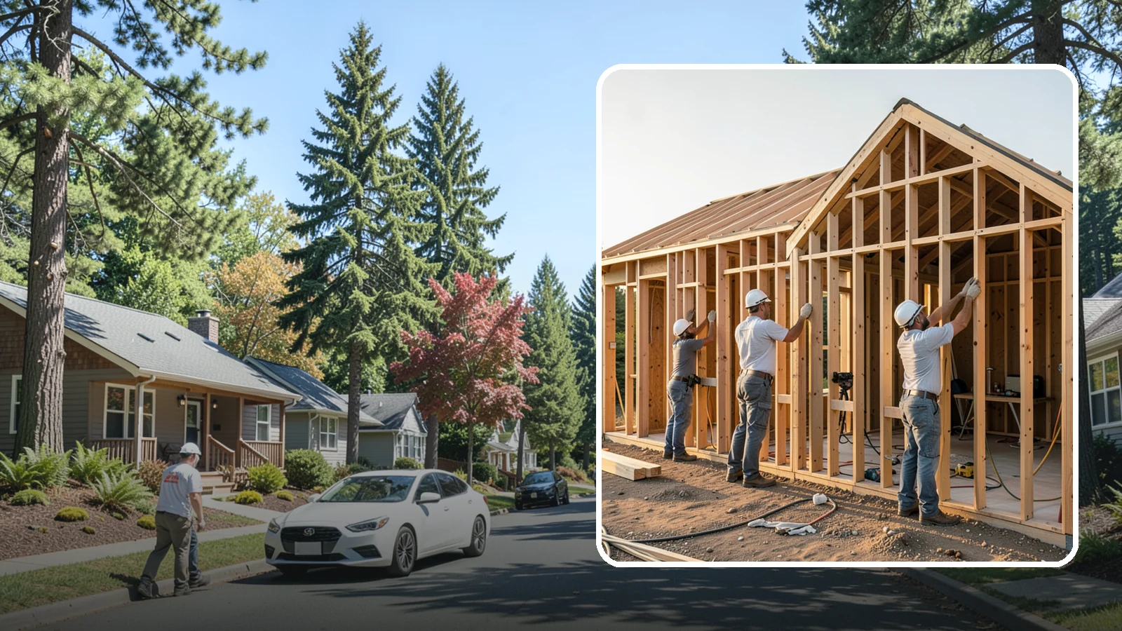 Wall Framing in Orting, Pierce County, WA - We build straight, plumb, code-compliant wall systems that give your Western Washington home its shape and load path.