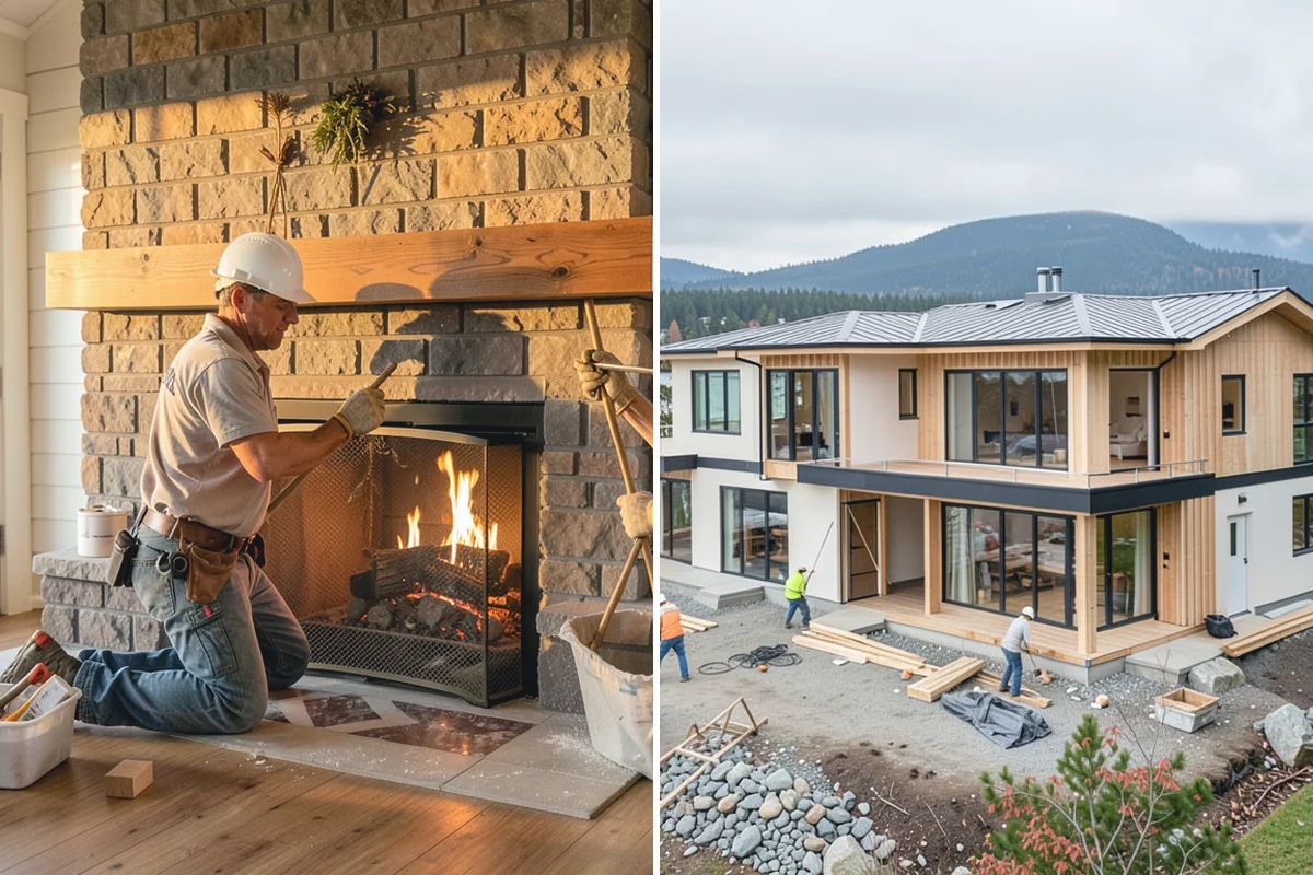 Wall Framing in Redmond, King County, WA - Review stamped plans and confirm wall layout with you on site