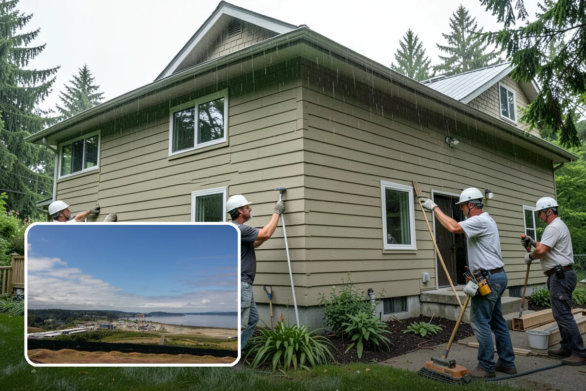 Wall Framing in University Place, Pierce County, WA - Straight, plumb walls that make drywall and trim go on cleanly