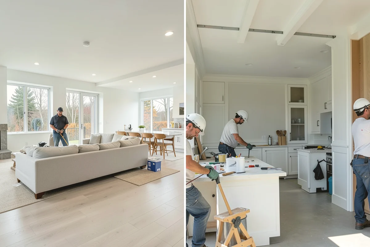 Wall Framing in Yarrow Point, King County, WA - Review stamped plans and confirm wall layout with you on site