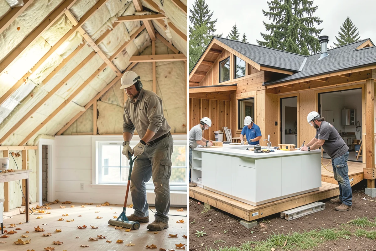 Wall-Hung Toilet Installation in Carnation, King County, WA - Install the in-wall carrier frame