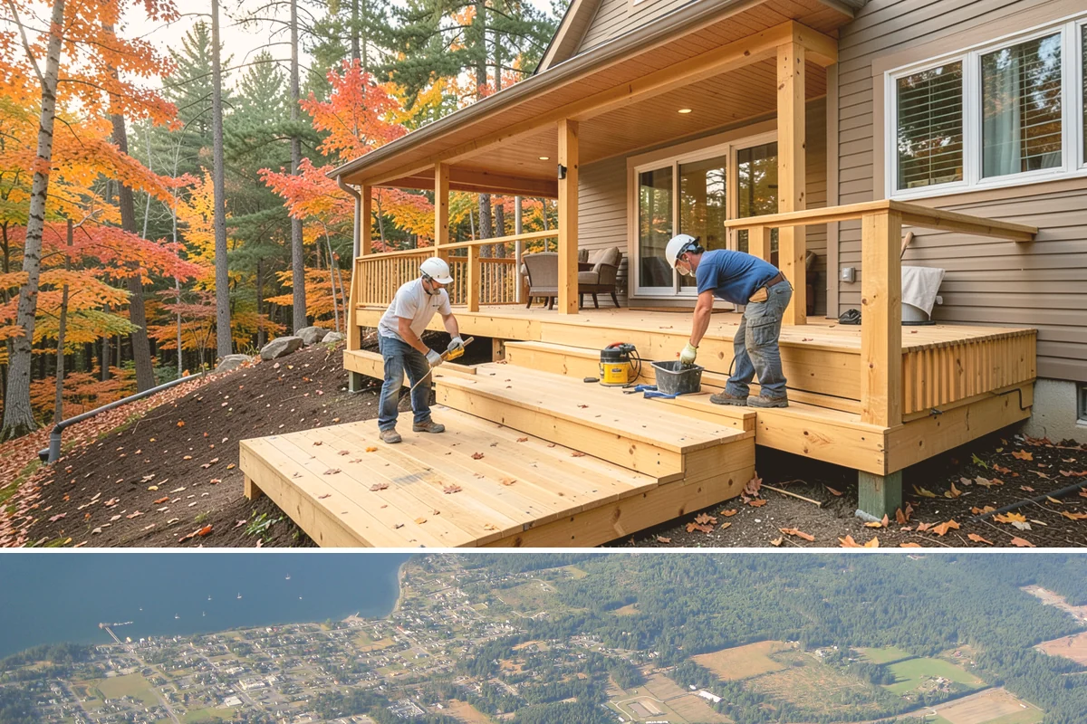 Wall-Hung Toilet Installation in Coupeville, Island County, WA - Because it involves opening the wall, this install fits well within a larger cold-season remodel.