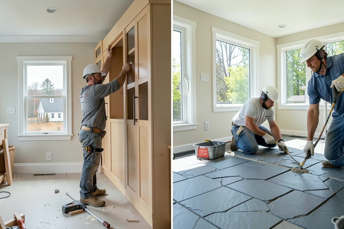 Wall-Hung Toilet Installation in Gig Harbor, Pierce County, WA - Install the in-wall carrier frame