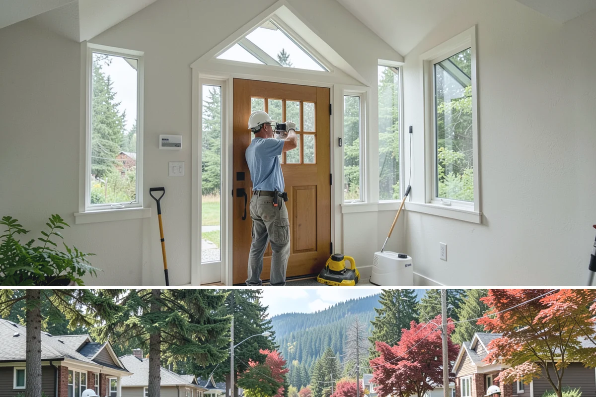 Wall-Hung Toilet Installation in Hunts Point, King County, WA - Because it involves opening the wall, this install fits well within a larger cold-season remodel.