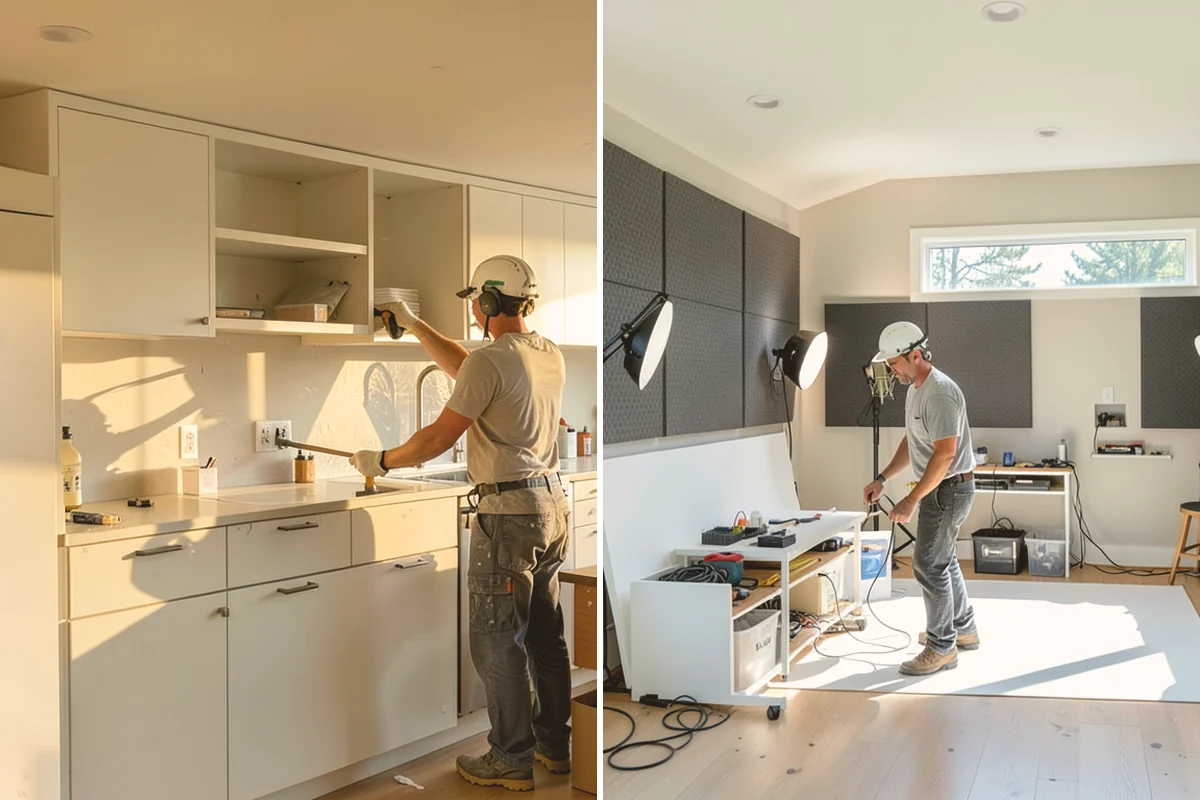 Wall-Hung Toilet Installation in Kent, King County, WA - Install the in-wall carrier frame