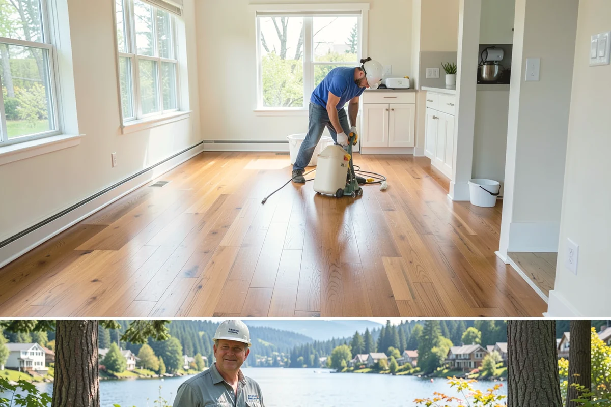 Wall-Hung Toilet Installation in Milton, King County, WA - Because it involves opening the wall, this install fits well within a larger cold-season remodel.