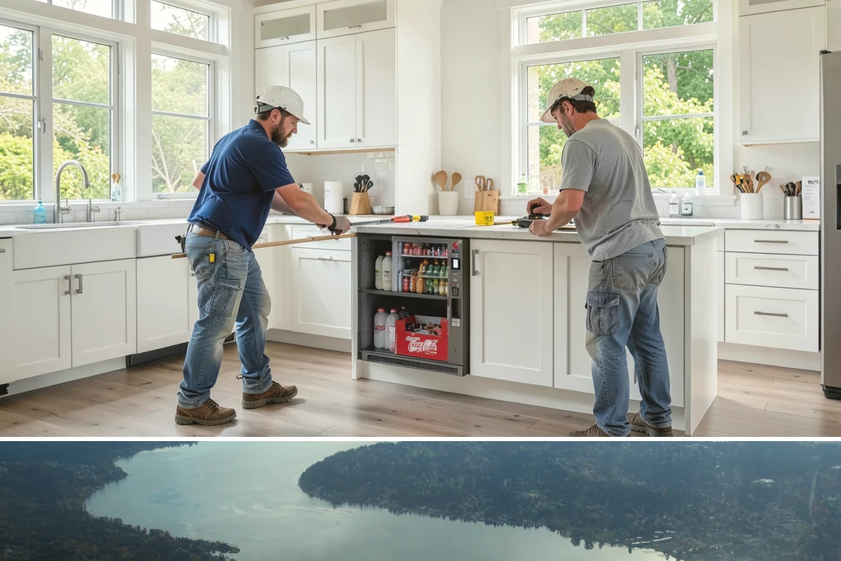 Wall-Hung Toilet Installation in Sammamish, King County, WA - Because it involves opening the wall, this install fits well within a larger cold-season remodel.