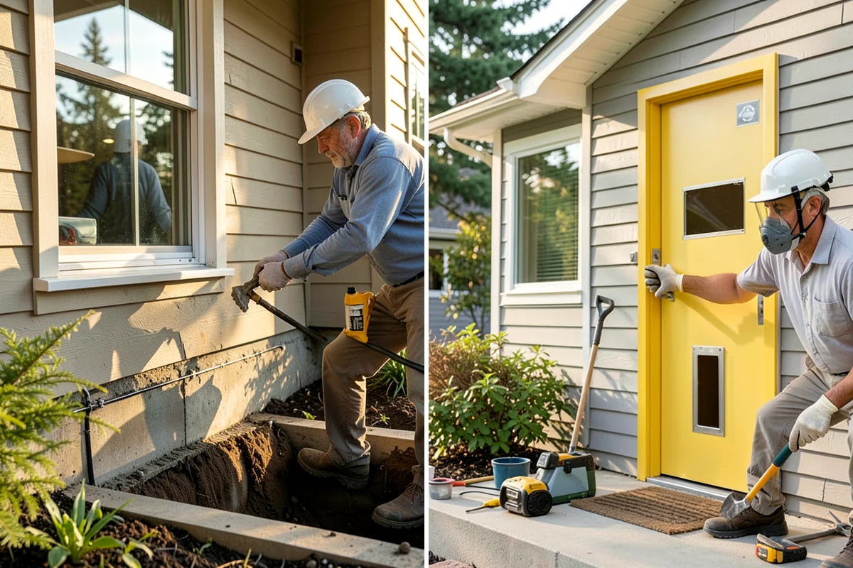 Wall-Hung Toilet Installation in Snoqualmie, King County, WA - Install the in-wall carrier frame