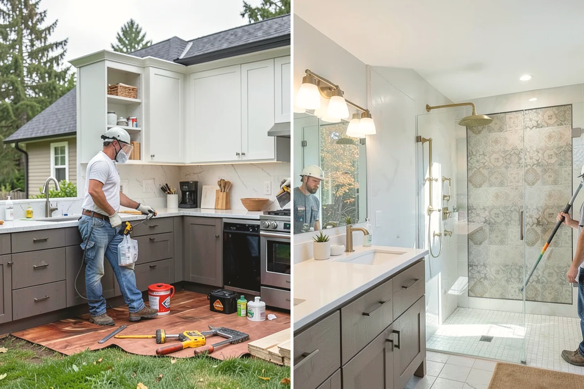 Wall-Hung Toilet Installation in University Place, Pierce County, WA - Install the in-wall carrier frame