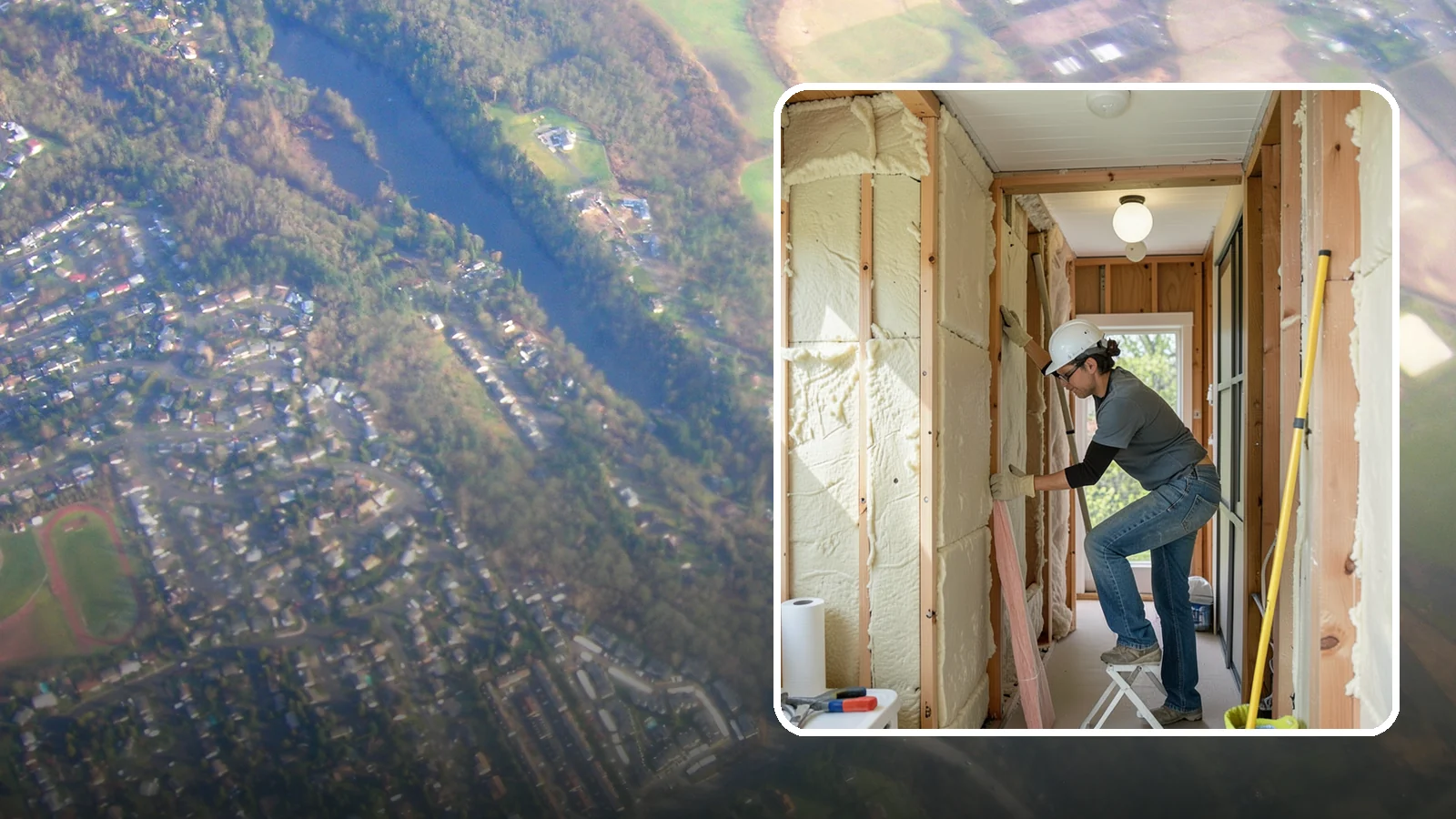 Wall Insulation Installation in Algona, King County, WA - We insulate exterior walls to eliminate cold drafts and improve comfort in Puget Sound homes.
