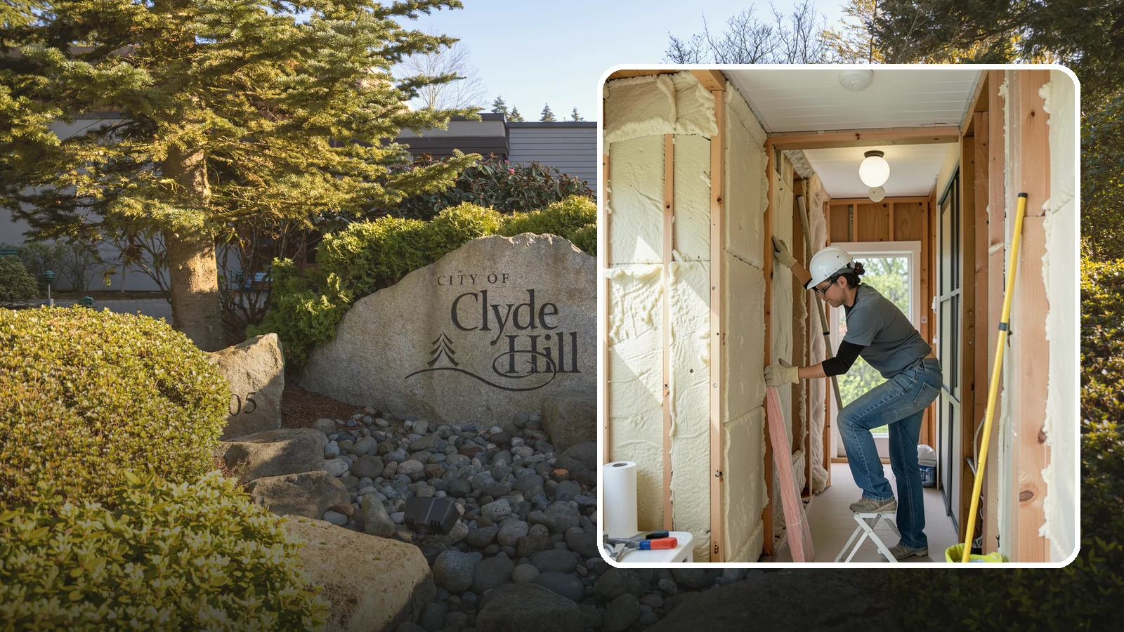 Wall Insulation Installation in Clyde Hill, King County, WA - We insulate exterior walls to eliminate cold drafts and improve comfort in Puget Sound homes.