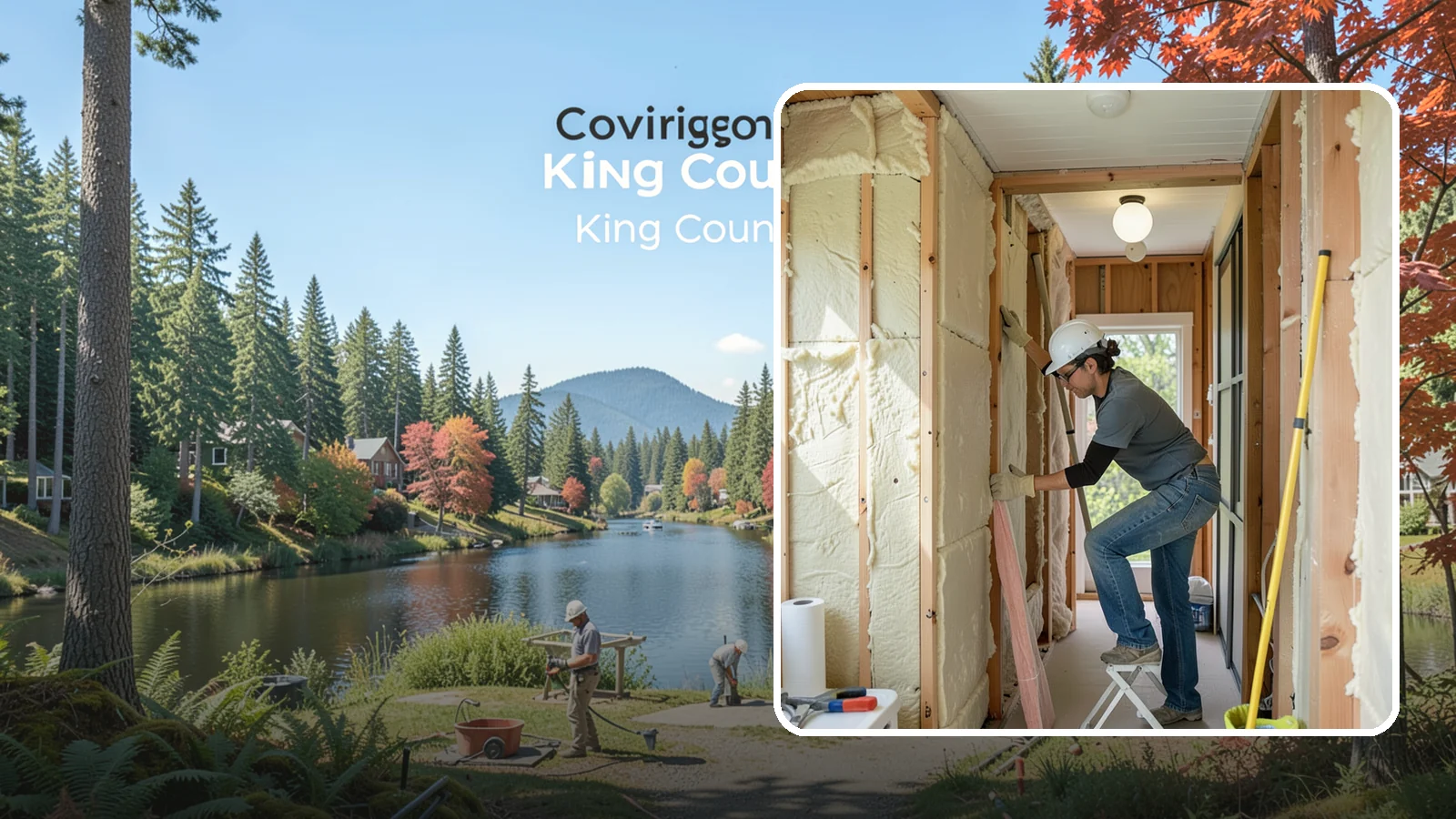 Wall Insulation Installation in Covington, King County, WA - We insulate exterior walls to eliminate cold drafts and improve comfort in Puget Sound homes.