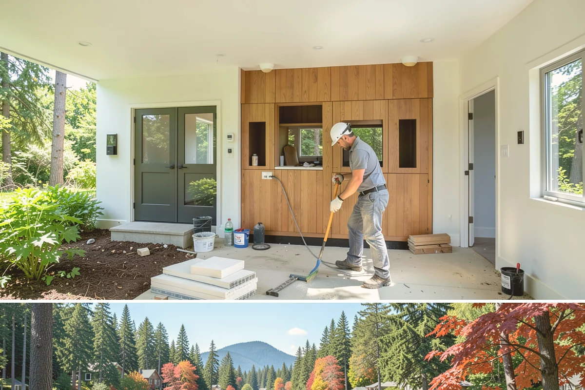 Wall Insulation Installation in Covington, King County, WA - Wall insulation can be completed any season, making it an easy add-on during remodels or before winter.