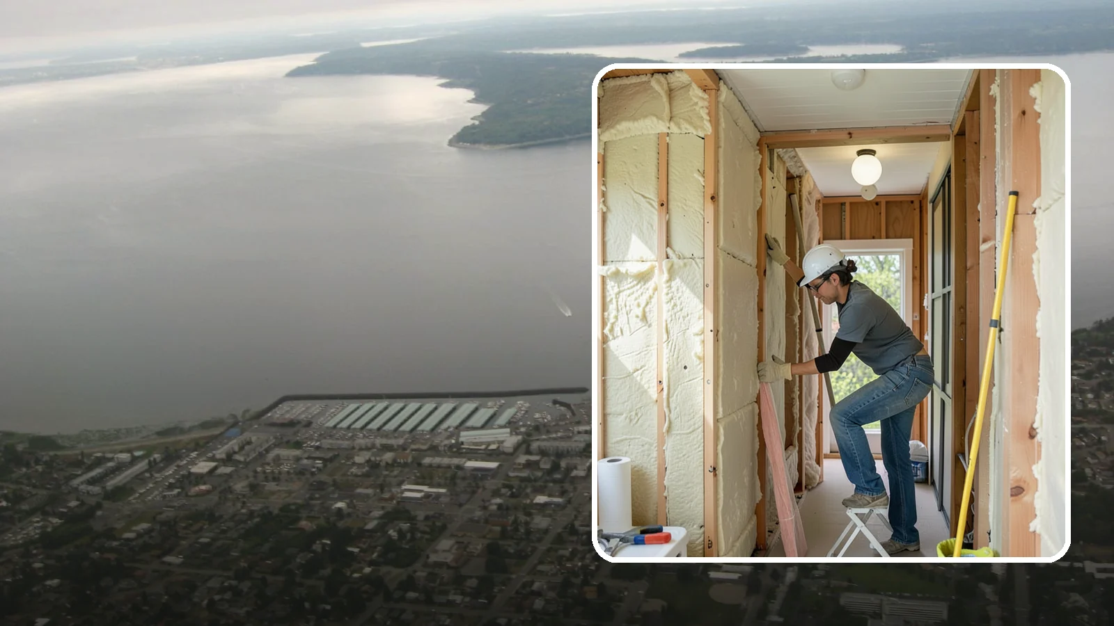 Wall Insulation Installation in Des Moines, King County, WA - We insulate exterior walls to eliminate cold drafts and improve comfort in Puget Sound homes.