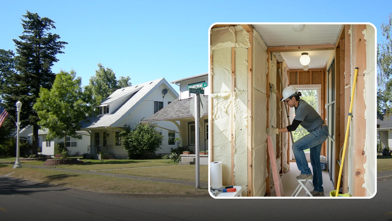 Wall Insulation Installation in DuPont, Pierce County, WA - We insulate exterior walls to eliminate cold drafts and improve comfort in Puget Sound homes.