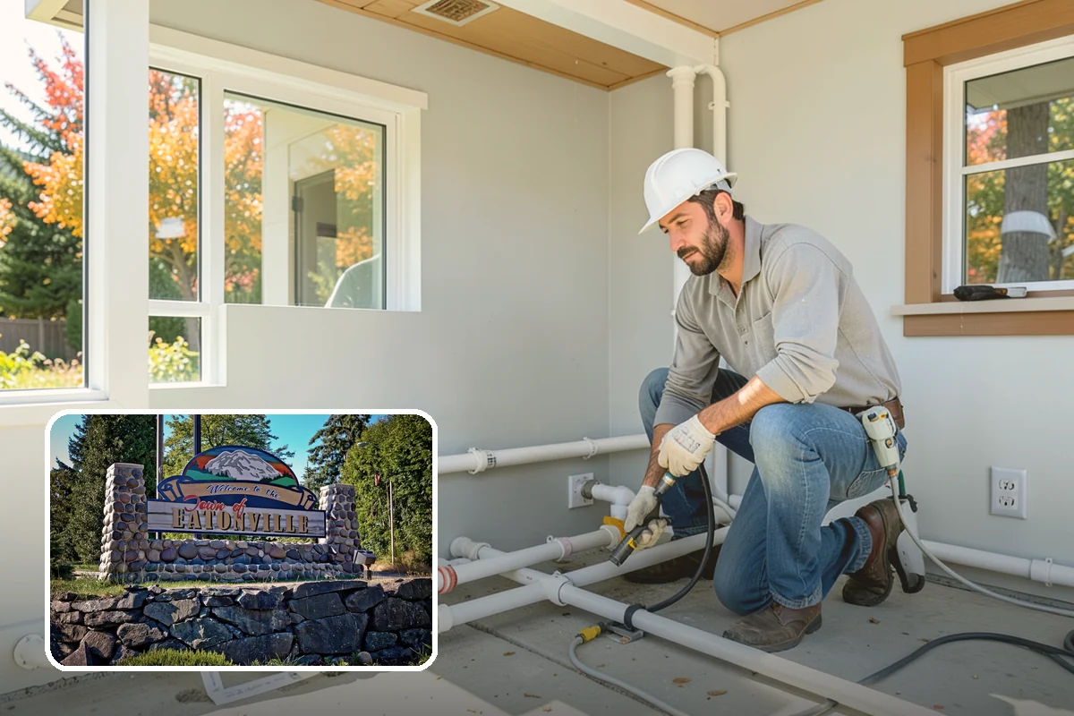 Wall Insulation Installation in Eatonville, Pierce County, WA - Eliminates cold walls and drafty rooms