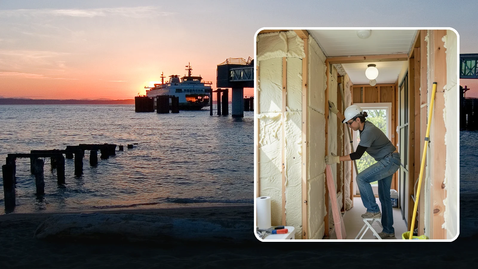 Wall Insulation Installation in Edmonds, Snohomish County, WA - We insulate exterior walls to eliminate cold drafts and improve comfort in Puget Sound homes.