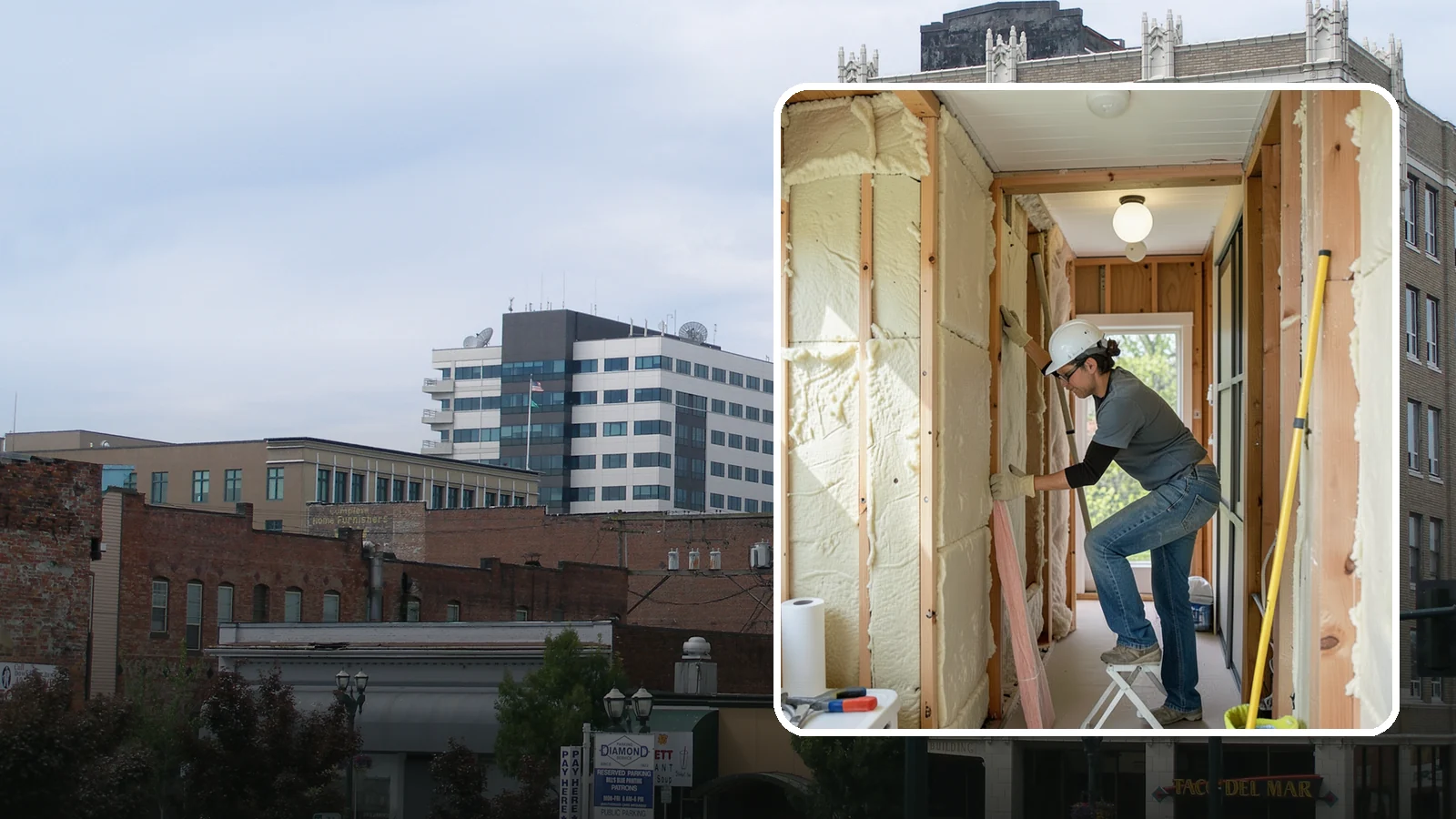 Wall Insulation Installation in Everett, Snohomish County, WA - We insulate exterior walls to eliminate cold drafts and improve comfort in Puget Sound homes.