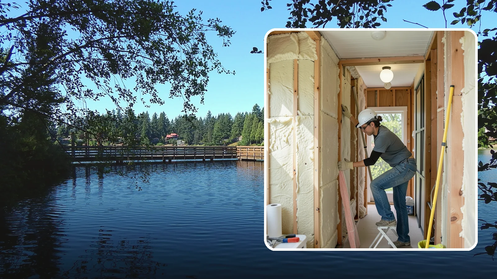 Wall Insulation Installation in Federal Way, King County, WA - We insulate exterior walls to eliminate cold drafts and improve comfort in Puget Sound homes.