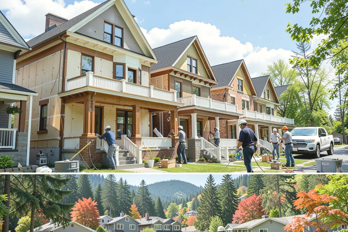 Wall Insulation Installation in Fircrest, Pierce County, WA - Wall insulation can be completed any season, making it an easy add-on during remodels or before winter.