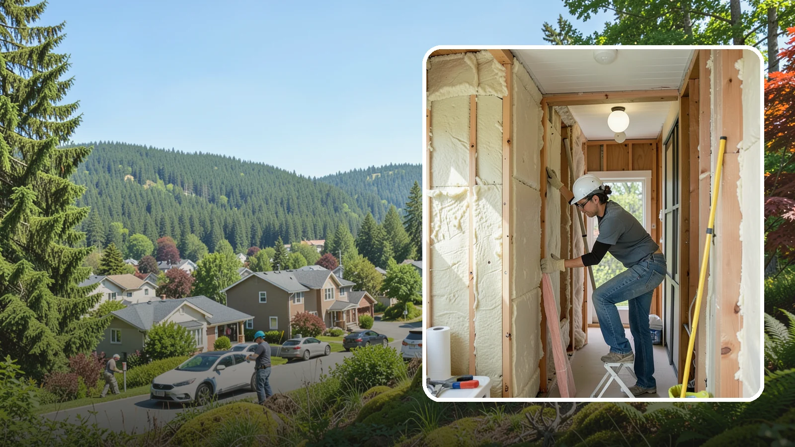 Wall Insulation Installation in Index, Snohomish County, WA - We insulate exterior walls to eliminate cold drafts and improve comfort in Puget Sound homes.