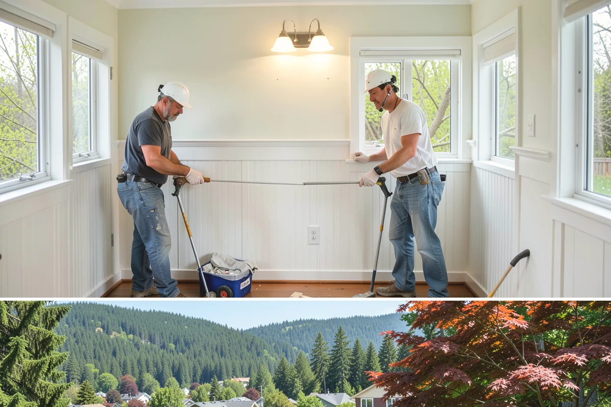 Wall Insulation Installation in Index, Snohomish County, WA - Wall insulation can be completed any season, making it an easy add-on during remodels or before winter.