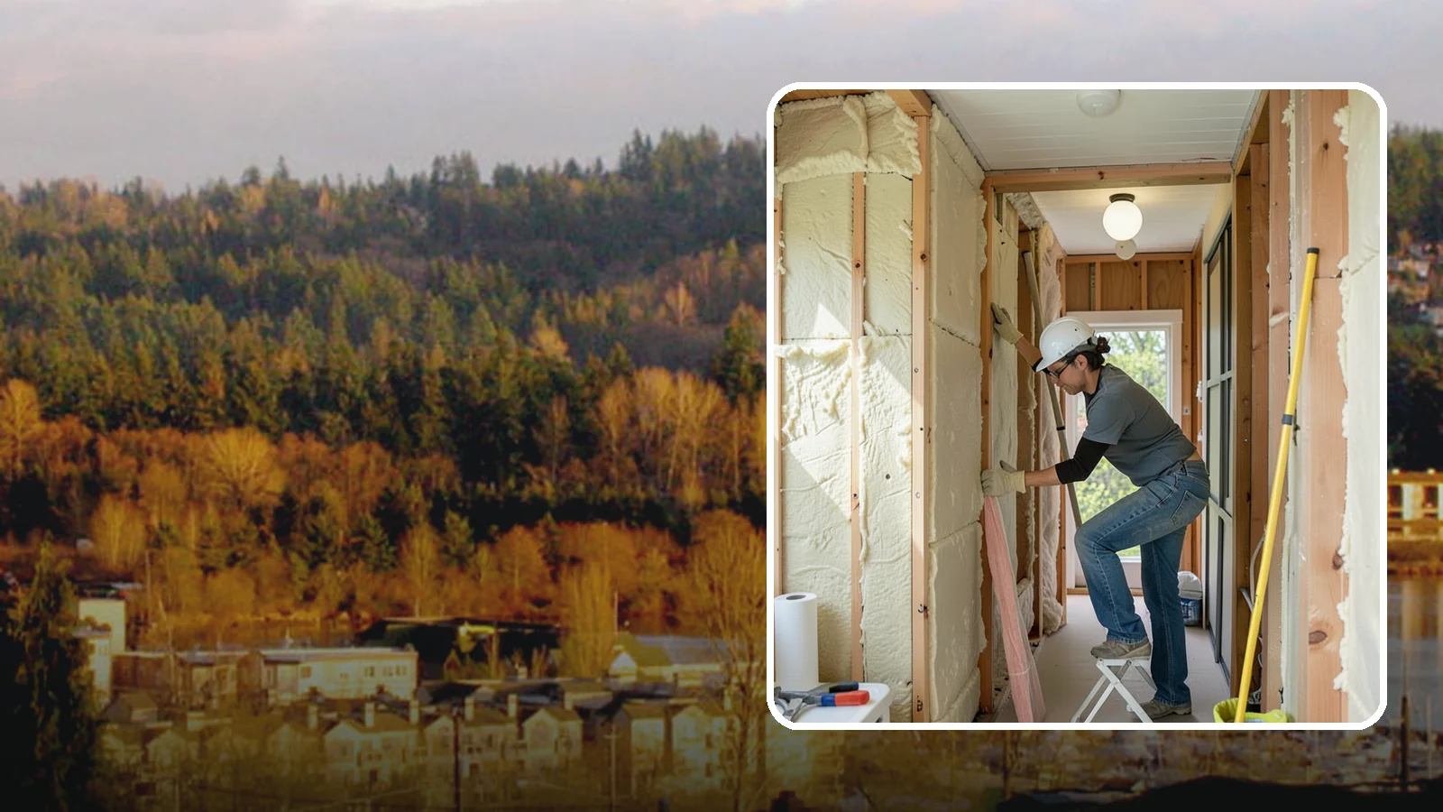 Wall Insulation Installation in Kenmore, King County, WA - We insulate exterior walls to eliminate cold drafts and improve comfort in Puget Sound homes.