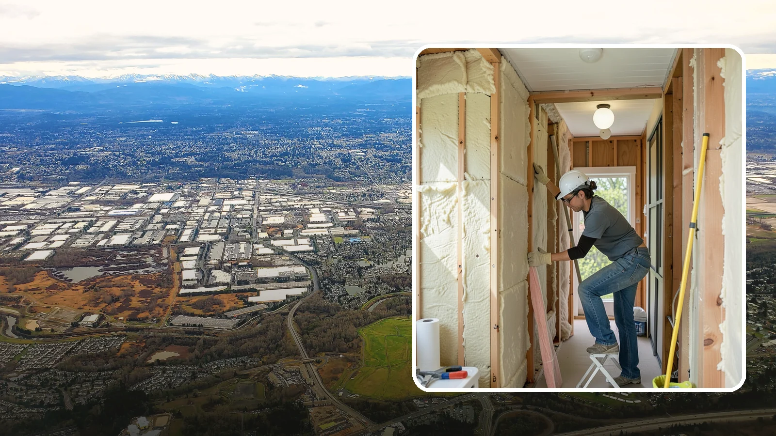 Wall Insulation Installation in Kent, King County, WA - We insulate exterior walls to eliminate cold drafts and improve comfort in Puget Sound homes.