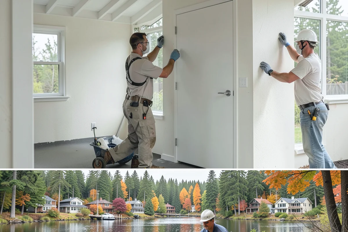 Wall Insulation Installation in La Conner, Skagit County, WA - Wall insulation can be completed any season, making it an easy add-on during remodels or before winter.