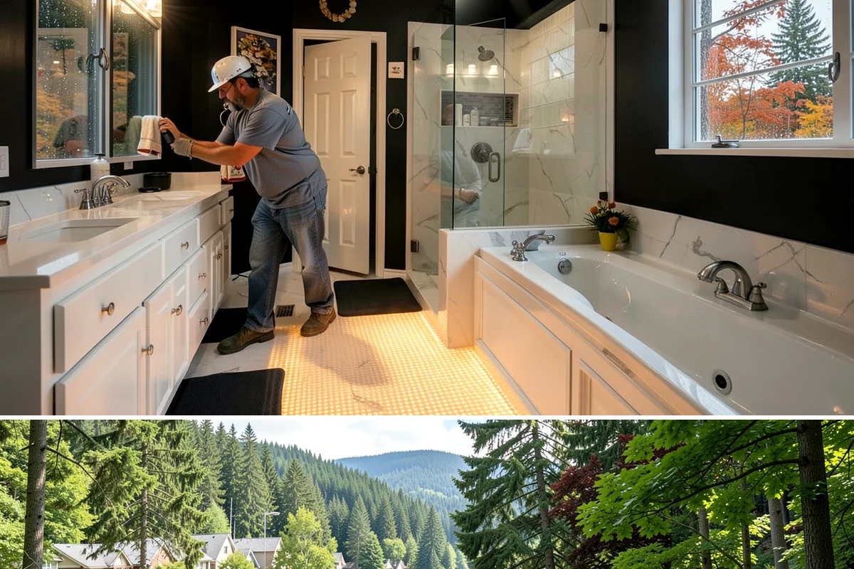 Wall Insulation Installation in Lake Forest Park, King County, WA - Wall insulation can be completed any season, making it an easy add-on during remodels or before winter.