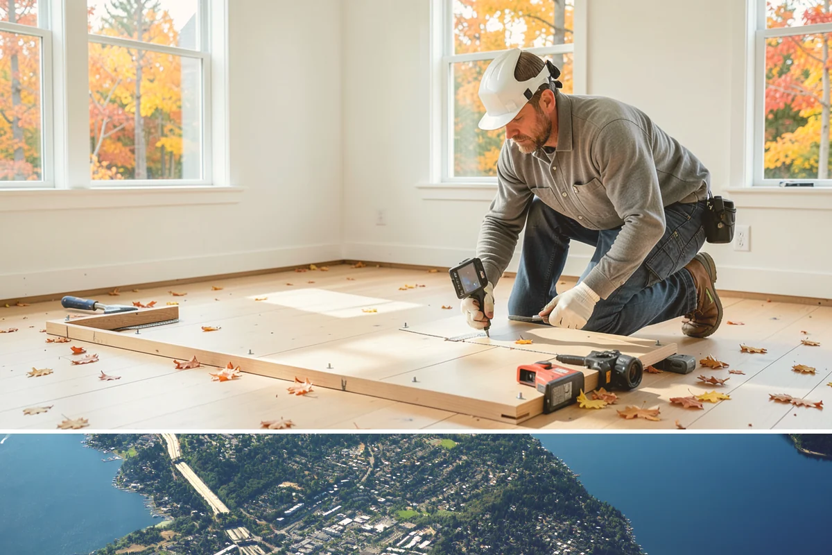 Wall Insulation Installation in Mercer Island, King County, WA - Wall insulation can be completed any season, making it an easy add-on during remodels or before winter.