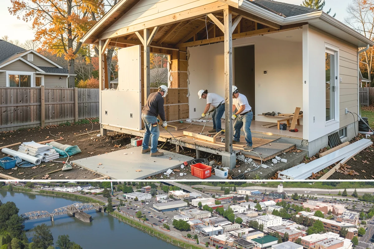 Wall Insulation Installation in Mount Vernon, Skagit County, WA - Wall insulation can be completed any season, making it an easy add-on during remodels or before winter.