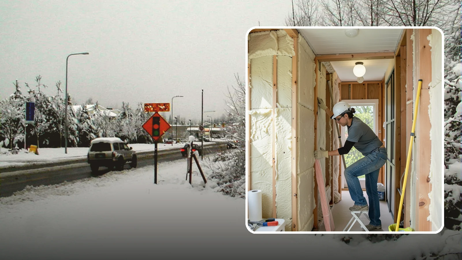 Wall Insulation Installation in Newcastle, King County, WA - We insulate exterior walls to eliminate cold drafts and improve comfort in Puget Sound homes.