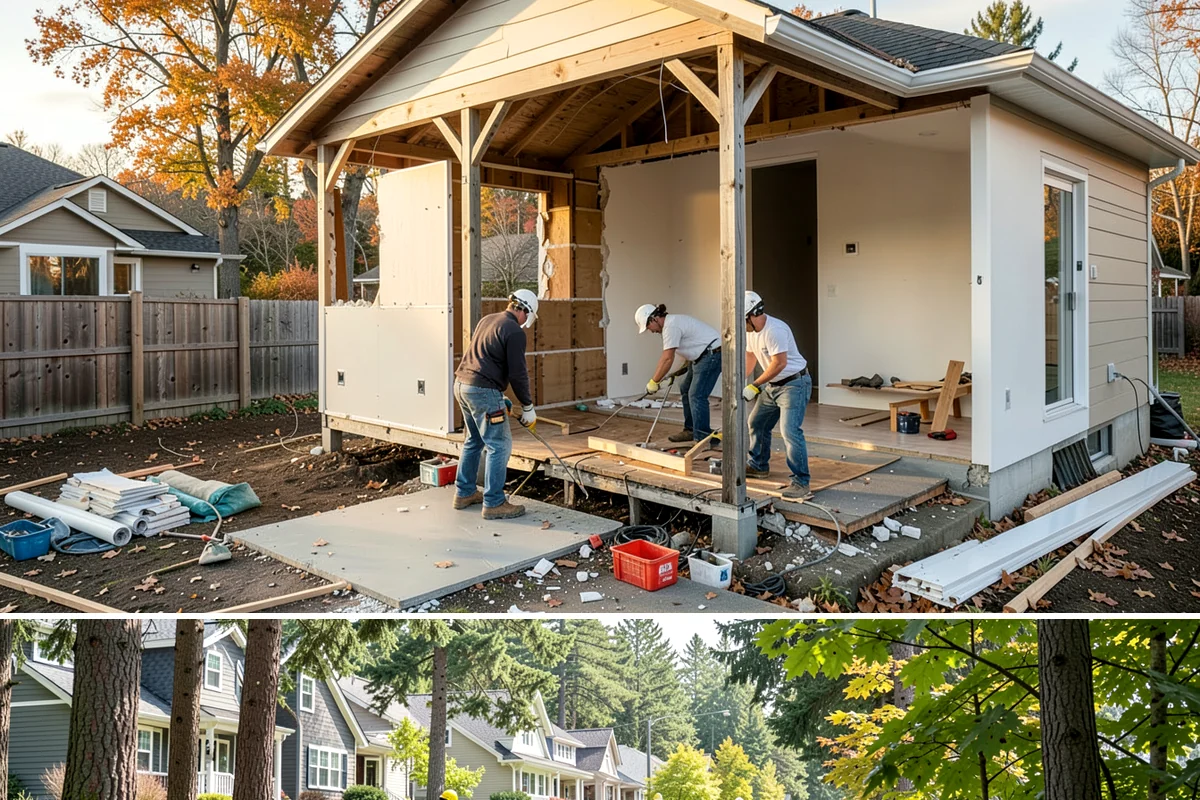 Wall Insulation Installation in Normandy Park, King County, WA - Wall insulation can be completed any season, making it an easy add-on during remodels or before winter.