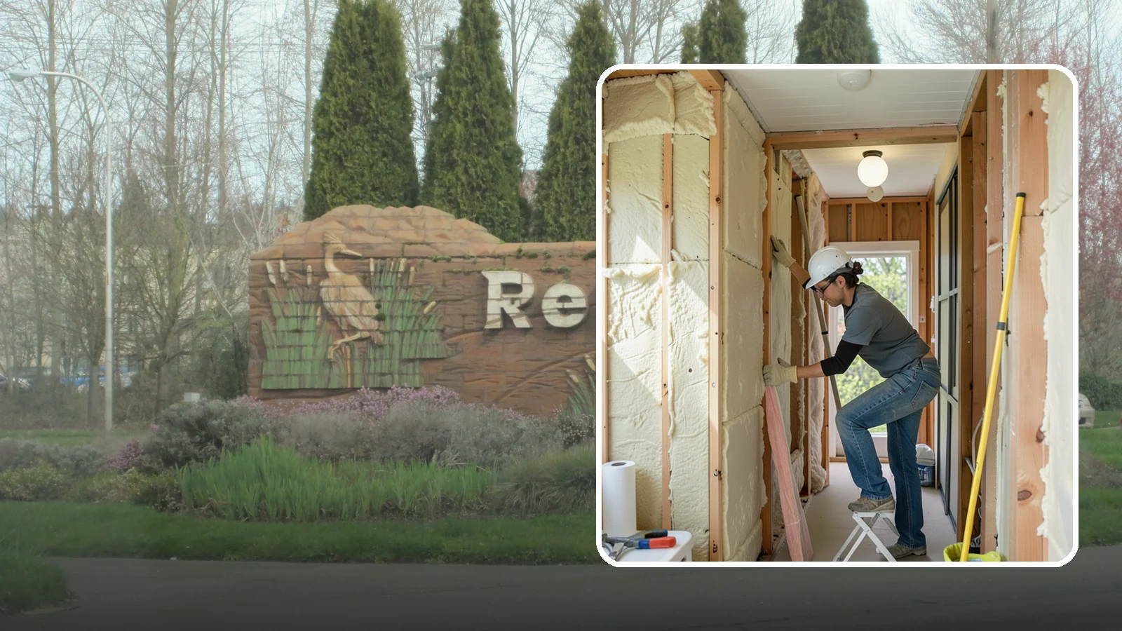 Wall Insulation Installation in Renton, King County, WA - We insulate exterior walls to eliminate cold drafts and improve comfort in Puget Sound homes.