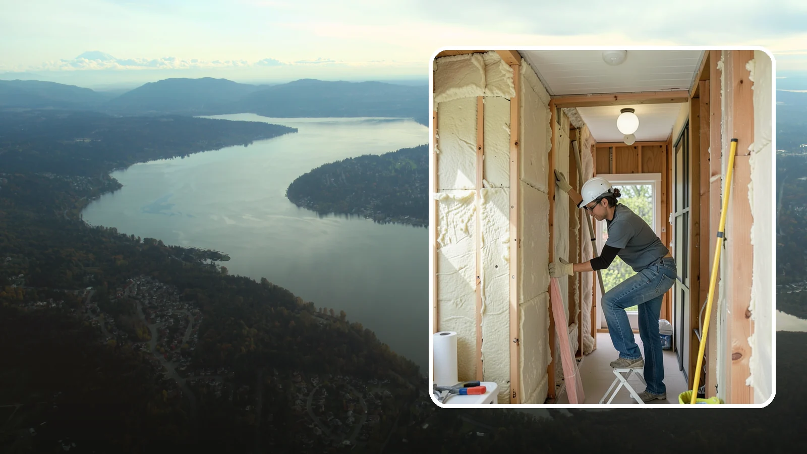 Wall Insulation Installation in Sammamish, King County, WA - We insulate exterior walls to eliminate cold drafts and improve comfort in Puget Sound homes.