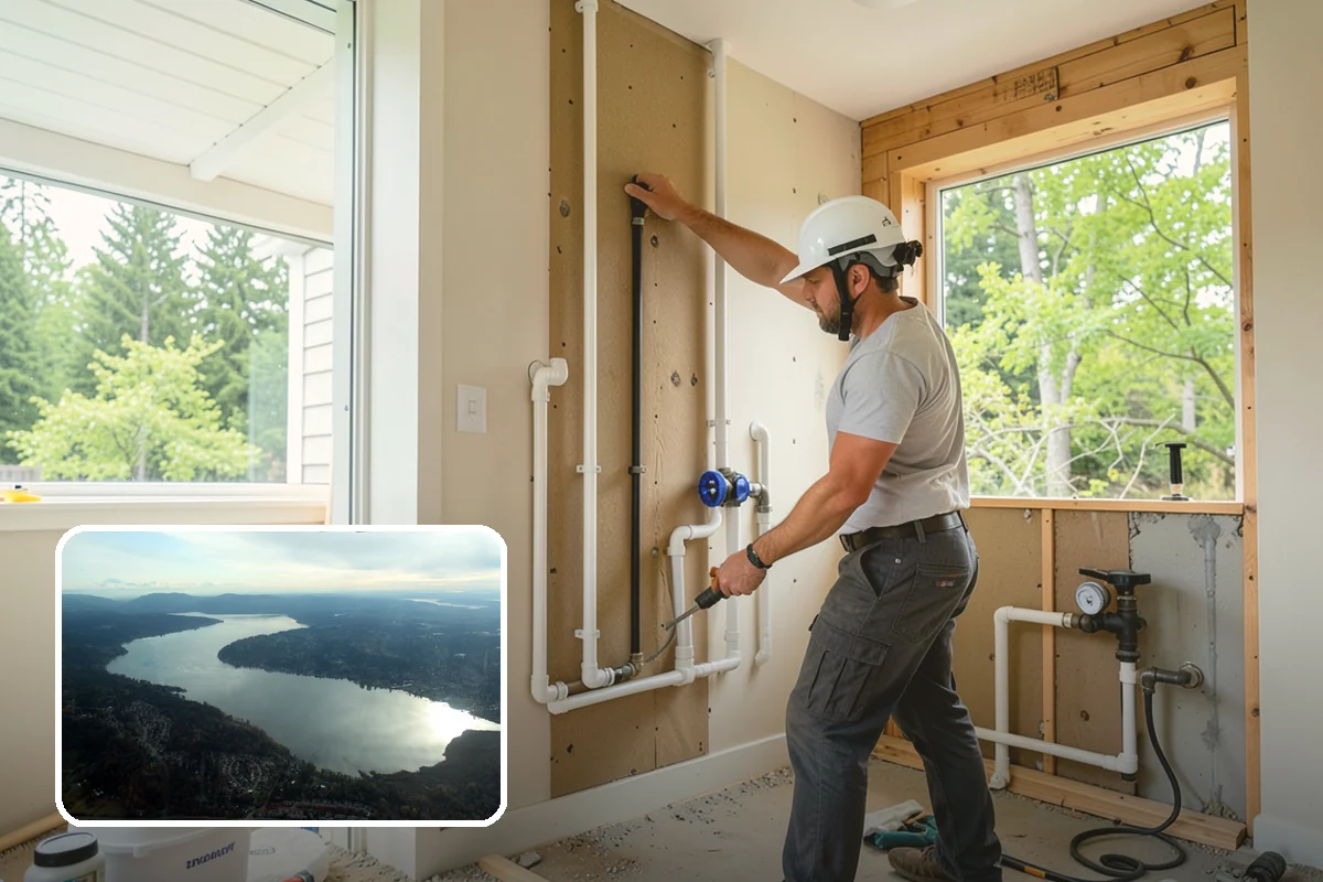 Wall Insulation Installation in Sammamish, King County, WA - Eliminates cold walls and drafty rooms