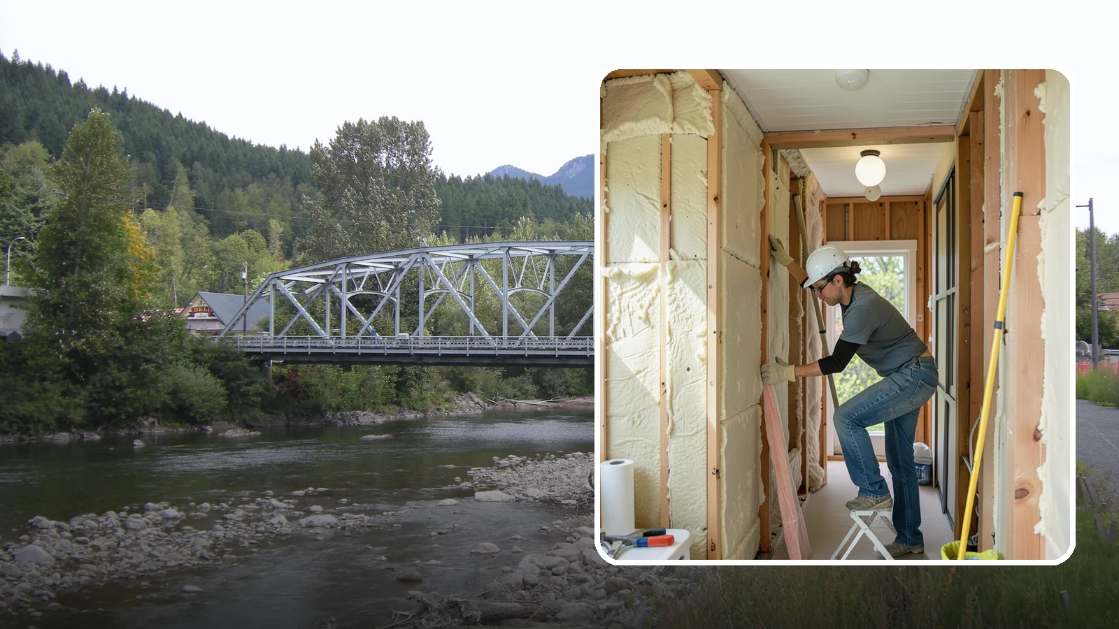 Wall Insulation Installation in Skykomish, King County, WA - We insulate exterior walls to eliminate cold drafts and improve comfort in Puget Sound homes.