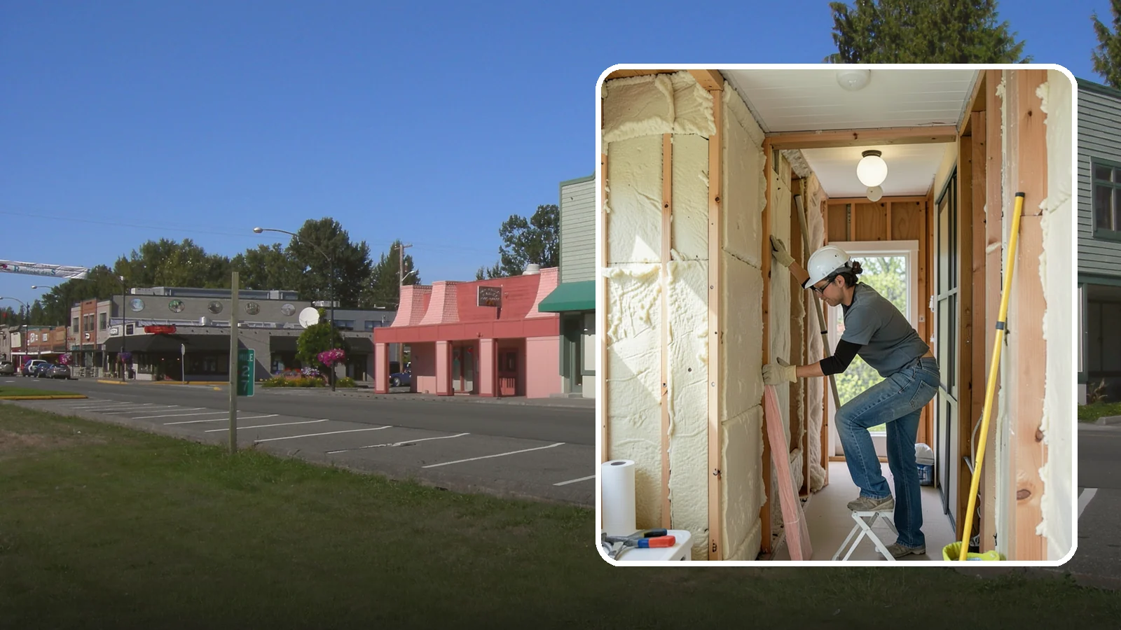 Wall Insulation Installation in Snoqualmie, King County, WA - We insulate exterior walls to eliminate cold drafts and improve comfort in Puget Sound homes.